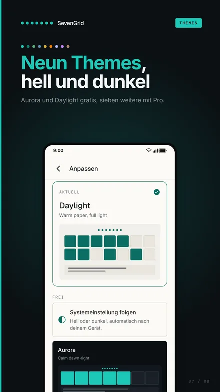 Screenshot: Themes